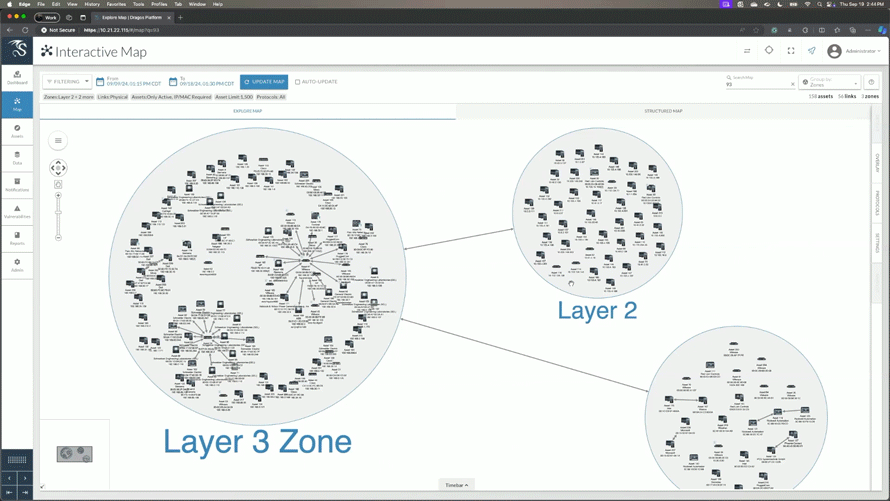 Asset monitoring Dragos OT Cybersecurity Platform